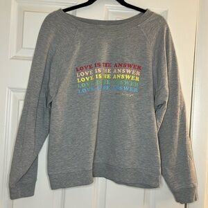 Spiritual Gangster Love is the Answer crewneck